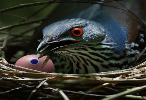  Koekoek! Een Meester van Camouflage die Zijn Nest Verlaat voor een Andere Vogelmama